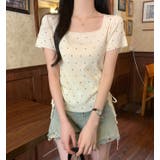 ベージュ | Tシャツ【韓国ファッション】 | Bifrost