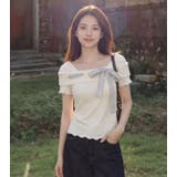 ベージュ | Ｔシャツ【韓国ファッション】 | Bifrost