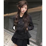 ブラック | ショートコート【韓国ファッション】 | Bifrost