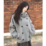 グレー | ショートコート【韓国ファッション】 | Bifrost