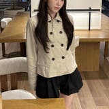 キャメル | ショートコート【韓国ファッション】 | Bifrost