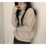 オフホワイト | ニット・セーター【韓国ファッション】 | Bifrost