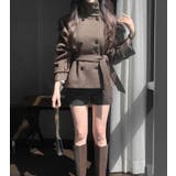 ブラウン | ショートコート【韓国ファッション】 | Bifrost