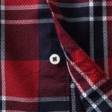 SARTORIA BELLINI 半袖刺し子ドビーチェックワイドカラーシャツ | 大きいサイズの店ビッグエムワン | 詳細画像8