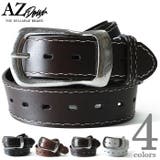 AZ DEUX デザインバックルレザーベルトybm | 大きいサイズの店ビッグエムワン | 詳細画像1