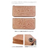 フラワーカービングレザーウォレットカウレザー牛革財布Binichビニッチ | シルバーアクセサリーBinich  | 詳細画像3 