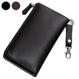 シンプルラウンドウォレットカウレザー牛革ラウンドファスナータイプ長財布牛革財布全… | シルバーアクセサリーBinich  | 詳細画像1 