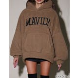 ロゴ入りボアフードパーカー【藤木そら着用】mavily | BLACK QUEEN  | 詳細画像13 
