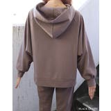 ダメージ裏毛パーカー【藤木そら/ちゃんかお着用】mavily | BLACK QUEEN | 詳細画像11