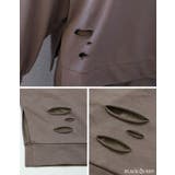 ダメージ裏毛パーカー【藤木そら/ちゃんかお着用】mavily | BLACK QUEEN | 詳細画像13