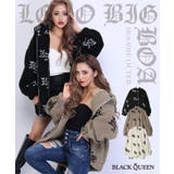 総ロゴBIGボアアウター【藤木そら/高澤凪 着用】mavily | BLACK QUEEN  | 詳細画像1 