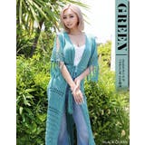 グリーン | 鍵編みロングガウン【ちゃんかお/れいたぴ着用】mavily | BLACK QUEEN