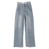 ブルー | ウエスト２WAYデニム【ちゃんかお着用】mavily | BLACK QUEEN 