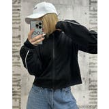 ショートトラックジャケット【ちゃんかお着用】mavily | BLACK QUEEN | 詳細画像7