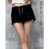 ブラック | レースアップマイクロミニショートパンツ | BLACK QUEEN