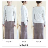 【丁度良いひとクセ】トップス レディース レイドード | NOAHL | 詳細画像12 