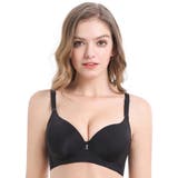 ブラック | ブラジャー シームレスブラ 大きいサイズ | Blue style