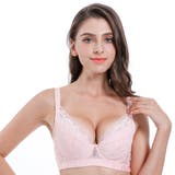 ピンク | ブラジャー 大きいサイズ 脇高 | Blue style