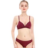 ワイン | ブラジャー ショーツ セット | Blue style