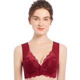 ワイン | ブラジャー フロントホック ナイトブラ | Blue style