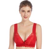 レッド | ブラジャー フロントホック 前ホック | Blue style