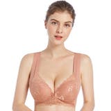 モカピンク | ブラジャー フロントホック 前ホック | Blue style