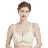 アイボリー | ブラジャー 大きいサイズ 小さく見せるブラ | Blue style