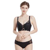 ブラック | ブラジャー ショーツ セット | Blue style