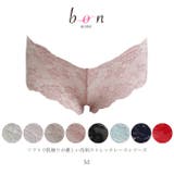 【Bon Revaire】【日本製】ソフトで肌触りが優しい花柄ストレッチレースシ… | 神戸発ランジェリーショップ bon-KOBE  | 詳細画像1 