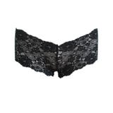 ブラック | 【Bon Revaire】【日本製】ソフトで肌触りが優しい花柄ストレッチレースシ… | 神戸発ランジェリーショップ bon-KOBE 