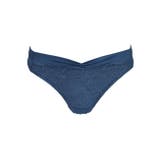 ネイビー | チュールヴェールノーブルストレッチレースTバックショーツ | 神戸発ランジェリーショップ bon-KOBE