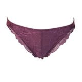 ディープパープル | モノトーンレーシーカシュクールTバックショーツ | 神戸発ランジェリーショップ bon-KOBE 