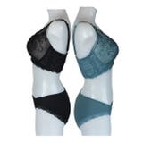 大きいサイズのエレガントなストレッチレースと気品あるチュールレースのグラマーブラ… | 神戸発ランジェリーショップ bon-KOBE  | 詳細画像3 