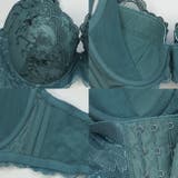 大きいサイズのエレガントなストレッチレースと気品あるチュールレースのグラマーブラ… | 神戸発ランジェリーショップ bon-KOBE  | 詳細画像6 