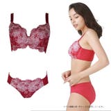 大きいサイズのブリリアントローズレースブラショーツセット | 神戸発ランジェリーショップ bon-KOBE  | 詳細画像3 