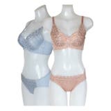 モノトーンカシュクールブラショーツセット | 神戸発ランジェリーショップ bon-KOBE  | 詳細画像3 