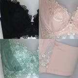 大きいサイズのチュールヴェール＆プチフラワーレースブラショーツセット | 神戸発ランジェリーショップ bon-KOBE  | 詳細画像6 