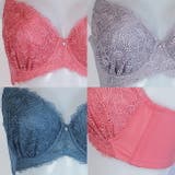 大きいサイズのモノトーンカシュクールブラショーツセット | 神戸発ランジェリーショップ bon-KOBE  | 詳細画像6 