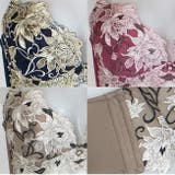 美胸引き立つシャープな印象のバラ柄レースブラショーツセット | 神戸発ランジェリーショップ bon-KOBE  | 詳細画像6 