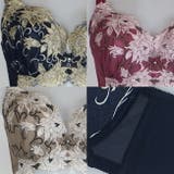 大きいサイズの美胸引き立つシャープな印象のバラ柄レースブラショーツセット | 神戸発ランジェリーショップ bon-KOBE | 詳細画像6