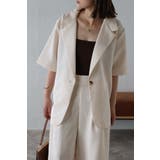 [SET]サマーツイードハーフスリーブジャケット×タックワイドパンツ 11 00… | BONJOUR SAGAN | 詳細画像3 