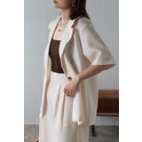 [SET]サマーツイードハーフスリーブジャケット×タックワイドパンツ 11 00… | BONJOUR SAGAN | 詳細画像5 