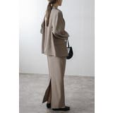 ゴールド釦テーラードジャケット×バックスリットIラインスカート 11 004369 | BONJOUR SAGAN | 詳細画像8 