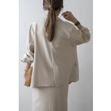 ゴールド釦テーラードジャケット×バックスリットIラインスカート 11 004369 | BONJOUR SAGAN | 詳細画像36 