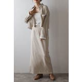 ゴールド釦テーラードジャケット×バックスリットIラインスカート 11 004369 | BONJOUR SAGAN | 詳細画像43 