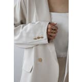 ゴールド釦テーラードジャケット×バックスリットIラインスカート 11 004369 | BONJOUR SAGAN | 詳細画像46 