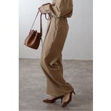 [SET]ライトツイードベルト付シャツ×タックワイドパンツ | BONJOUR SAGAN | 詳細画像9 