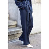 [SET]ライトツイードベルト付シャツ×タックワイドパンツ | BONJOUR SAGAN | 詳細画像19 