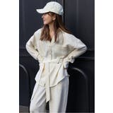 [SET]ライトツイードベルト付シャツ×タックワイドパンツ | BONJOUR SAGAN | 詳細画像26 