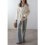 [SET]ライトツイードベルト付シャツ×タックワイドパンツ | BONJOUR SAGAN | 詳細画像27 